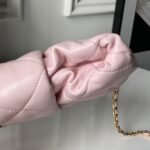CHANEL 25S MINI BOW BAG 26 IN PINK LAMBSKIN WITH GOLD HARDWARE - Image 16