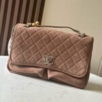 CHANEL 25S FLAP BAG 34 IN BROWN SUEDE - Image 10