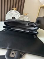 CHANEL 25S SHOULDER BAG 34 IN BLACK CALFSKIN - Image 7