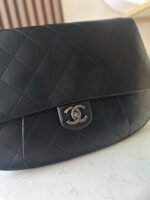 CHANEL 25S SHOULDER BAG 34 IN BLACK CALFSKIN - Image 3