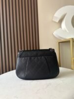 CHANEL 25S SHOULDER BAG 34 IN BLACK CALFSKIN - Image 6