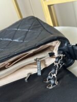 CHANEL 25S SHOULDER BAG 40 IN BLACK CAVIAR WITH SILVER HARDWARE - Image 17