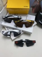 FF SQUARED VISOR FRAME SUNGLASSES 557144 IN ACETATE - Image 26