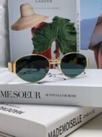 TRIOMPHE SUNGLASSES 548596 IN METAL BLACK LENSES - Image 13