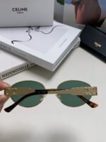 TRIOMPHE SUNGLASSES 548596 IN METAL BLACK LENSES - Image 15