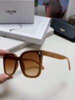 TRIOMPHE SUNGLASSES 552774 IN CARAMEL ACETATE TEXT LOGO - Image 15