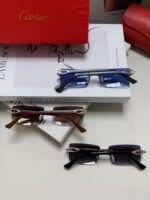 C DE RECTANGULAR FRAME SUNGLASSES 518454 IN METAL - Image 10