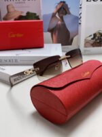 C DE RECTANGULAR FRAME SUNGLASSES 518454 IN METAL - Image 7