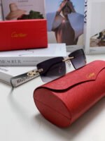 C DE RECTANGULAR FRAME SUNGLASSES 518454 IN METAL - Image 9