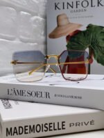 FIRST CRYSTAL SQUARE FRAME SUNGLASSES FE4082US IN METAL - Image 25