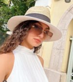 FIRST CRYSTAL SQUARE FRAME SUNGLASSES FE4082US IN METAL - Image 16