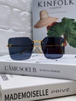 FIRST CRYSTAL SQUARE FRAME SUNGLASSES FE4082US IN METAL - Image 28