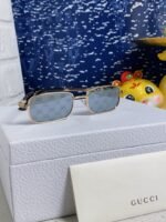 RECTANGULAR FRAME SUNGLASSES GG1457S IN METAL - Image 25