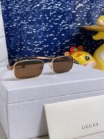 RECTANGULAR FRAME SUNGLASSES GG1457S IN METAL - Image 26