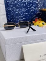 RECTANGULAR FRAME SUNGLASSES GG1457S IN METAL - Image 15
