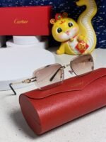 SIGNATURE C DE RECTANGULAR FRAME SUNGLASSES 533233 IN METAL - Image 34