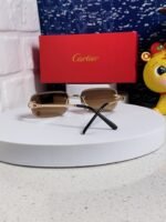 SIGNATURE C DE RECTANGULAR FRAME SUNGLASSES 533233 IN METAL - Image 8