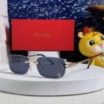 SIGNATURE C DE RECTANGULAR FRAME SUNGLASSES 533233 IN METAL - Image 21
