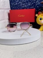 PREMIÈRE SQUARE FRAME SUNGLASSES 533240 IN METAL - Image 15