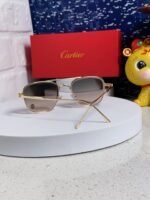 PREMIÈRE SQUARE FRAME SUNGLASSES 533240 IN METAL - Image 13