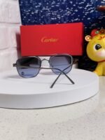 PREMIÈRE SQUARE FRAME SUNGLASSES 533240 IN METAL - Image 12
