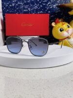 PREMIÈRE SQUARE FRAME SUNGLASSES 533240 IN METAL - Image 3