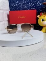 PREMIÈRE SQUARE FRAME SUNGLASSES 533240 IN METAL - Image 8