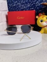 PREMIÈRE SQUARE FRAME SUNGLASSES 533240 IN METAL - Image 27