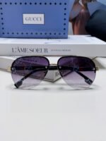 AVIATOR FRAME SUNGLASSES 570223 IN METAL - Image 45