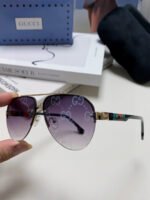 AVIATOR FRAME SUNGLASSES 570223 IN METAL - Image 21