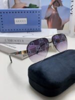 AVIATOR FRAME SUNGLASSES 570223 IN METAL - Image 23