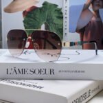 AVIATOR FRAME SUNGLASSES 570223 IN METAL - Image 3