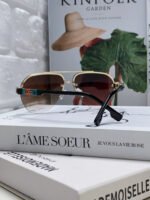 AVIATOR FRAME SUNGLASSES 570223 IN METAL - Image 33