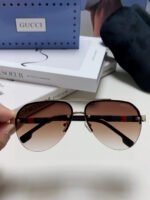 AVIATOR FRAME SUNGLASSES 570223 IN METAL - Image 30