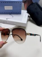 AVIATOR FRAME SUNGLASSES 570223 IN METAL - Image 19