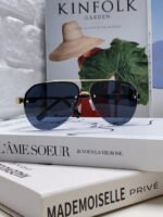 AVIATOR FRAME SUNGLASSES 570223 IN METAL - Image 40