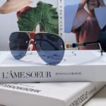 AVIATOR FRAME SUNGLASSES 570223 IN METAL - Image 2