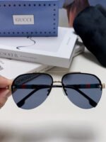 AVIATOR FRAME SUNGLASSES 570223 IN METAL - Image 31