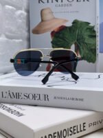 AVIATOR FRAME SUNGLASSES 570223 IN METAL - Image 34