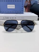 AVIATOR FRAME SUNGLASSES 570223 IN METAL - Image 43