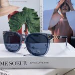 TRIOMPHE SUNGLASSES 573249 IN NAVY BLUE ACETATE METAL LOGO - Image 9