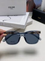 TRIOMPHE SUNGLASSES 573249 IN NAVY BLUE ACETATE METAL LOGO - Image 3