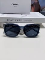 TRIOMPHE SUNGLASSES 573249 IN NAVY BLUE ACETATE METAL LOGO - Image 14