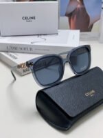 TRIOMPHE SUNGLASSES 573249 IN NAVY BLUE ACETATE METAL LOGO - Image 8