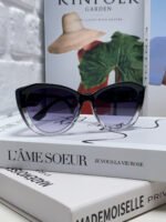 GLIMPSE SUNGLASSES 576813 IN BLACK AND CLEAR ACETATE - Image 6