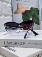 GLIMPSE SUNGLASSES 576813 IN BLACK AND CLEAR ACETATE - Image 15