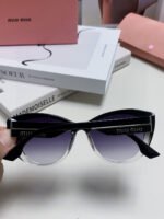 GLIMPSE SUNGLASSES 576813 IN BLACK AND CLEAR ACETATE - Image 16