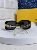 OVERSIZES FF DIAMONDS SQUARE SUNGLASSES 551639 IN ACETATE - Image 22