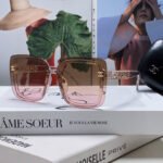 SQUARE SUNGLASSES 638796 IN ACETATE - Image 8