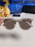 BROWNLINE SUNGLASSES 638936 IN LIGHT GRAY ACETATE - Image 7